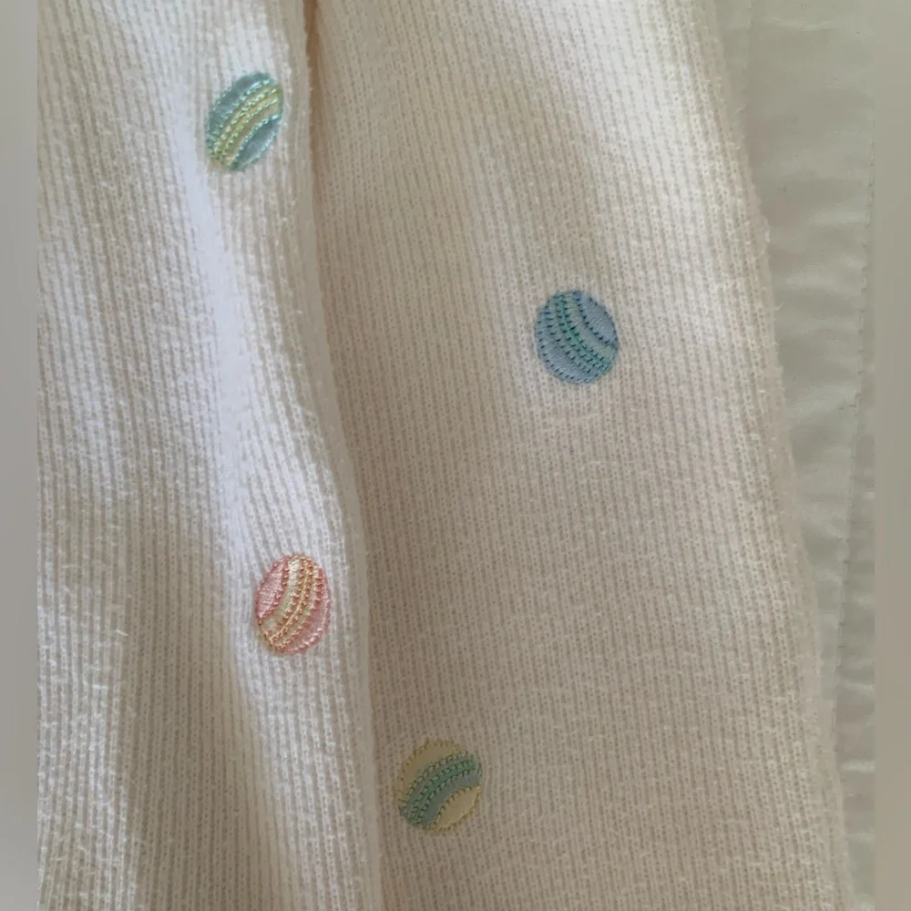 Vintage McDonald’s McBaby One Piece Cozy Bear Romper Cream Size 3-6M